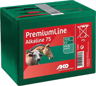 AKO Trockenbatterie 9V, 55 Ah  