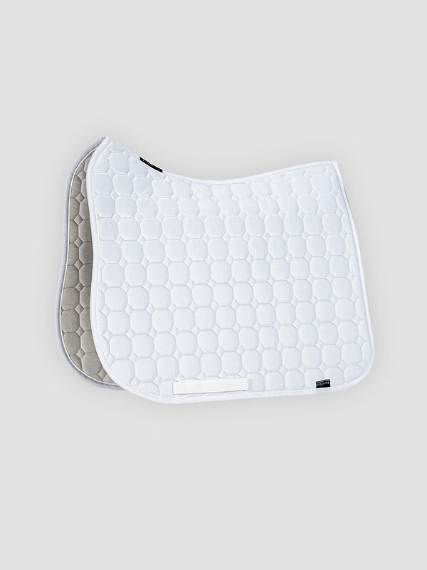 Equiline Saddle Pad Octagone white DRX  