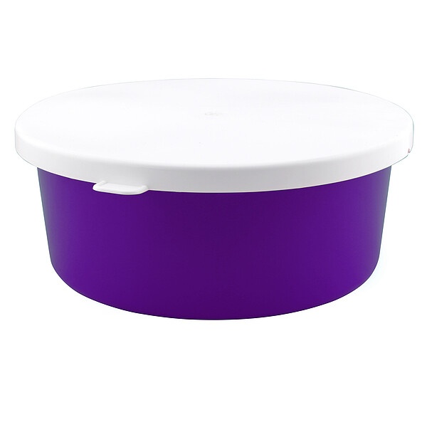 Maxi Box 10 Liter lila mit Deckel  