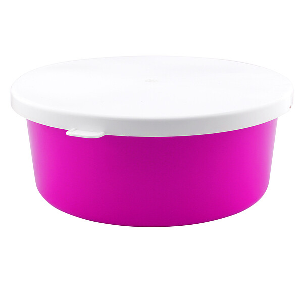 Maxi Box 10 Liter pink mit Deckel  