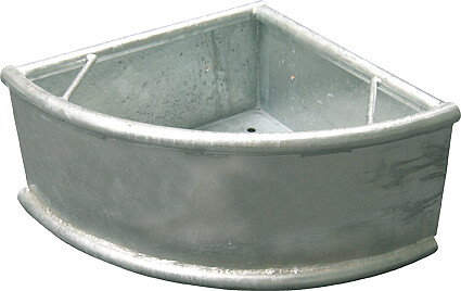 Dreiecktrog verzinkt, 44x44x24 cm  