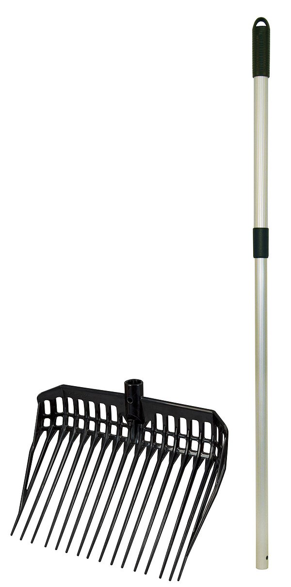 Ecofork Dunggabel / Alu Teleskopstiel  