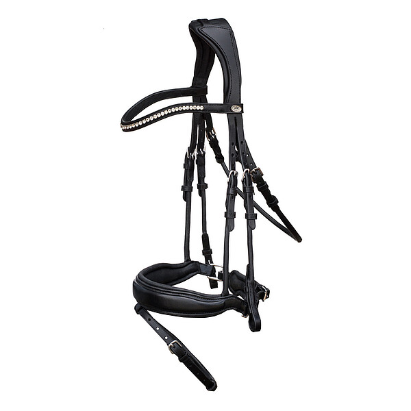 Schockemöhle Trense Malibu WB bk/Silv.  