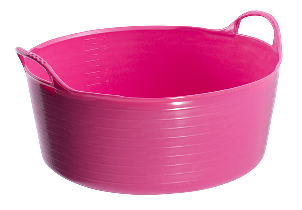 Tubtrugs flex. Futtertrog s flach pink  