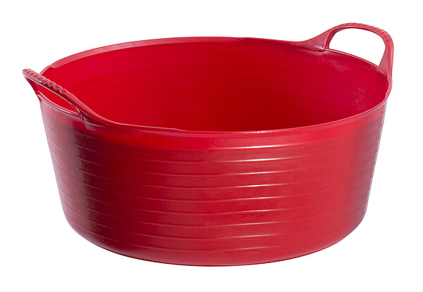 Tubtrugs flex. Futtertrog s flach rot  