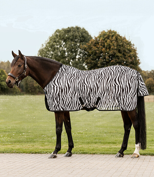 Fliegendecke Zebra mit Kreuzgurten  