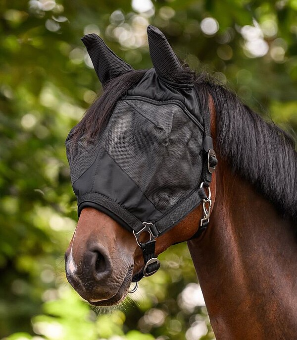 Fliegenmaske Premium m. Halfter mit OS  