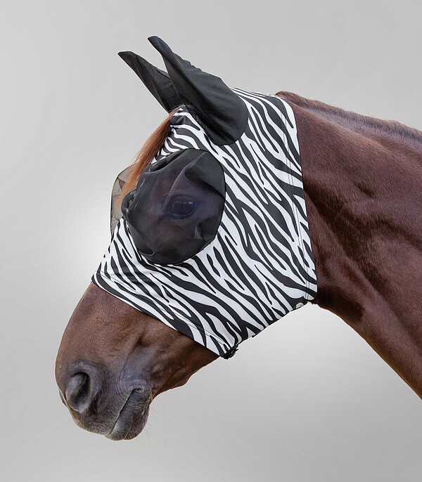 Fliegenmaske Puck Zebra  