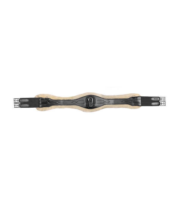 Ledersattelgurt mit ECO Wool  