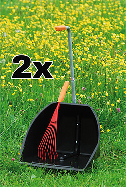 2x Speedskip Bollensammler + Harke  