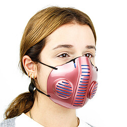 Casco Mundschutzmaske englisch rosé  