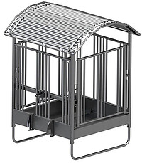 Viereckraufe Hobby, 8 Fress- plätze,  