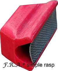 Simple Rasp, grob/​rot, Hufraspel 