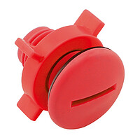 Ersatz-​Ablassschraube mit Dichtung rot  