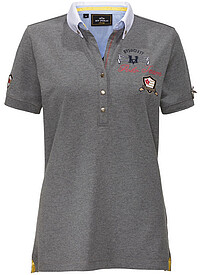HV Polo Shirt Maiden S grey melange  