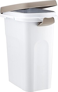 Futtercontainer 15 lt, braun/weiß  