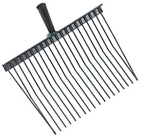 Pferdedunggabel Metall 20 Zinken  