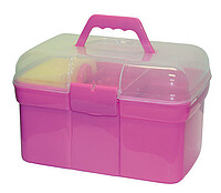 Putzbox für Kinder gefüllt, pink  