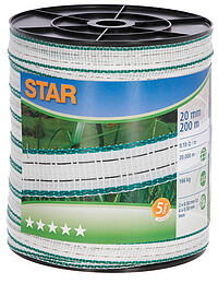 Weidezaunband Star 200m 20mm 