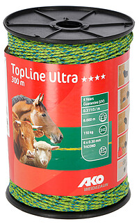 Weidezaunlitze TopLine Ultra 300m 