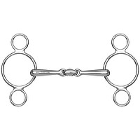 3-​Ringtrense dop.​geb. massiv 16/​12,​5cm  