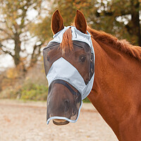 Fliegenmaske Premium ohne Ohren mit Nase