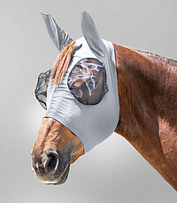 Fliegenmaske Puck Pony silver grey 