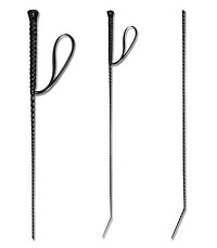 Reflex Reitgerte, schwarz, 90 cm 